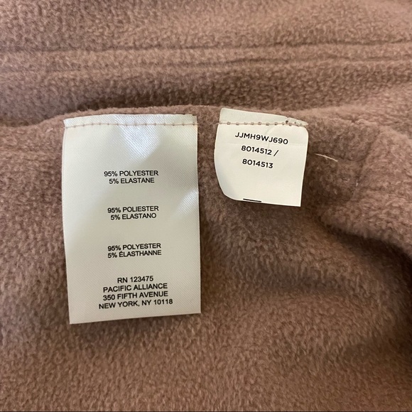 B New York Faux Suede Oversized Hooded Coat in Dusty Blush Size Medium NWT - Picture 11 of 11